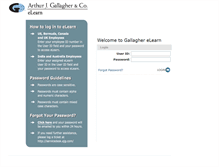 Tablet Screenshot of gallagher.csod.com